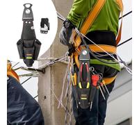 Portaherramientas para Electricista - Organizador de Gran Capacidad - Riñonera Portaherramientas - para Contratista Mecánico Fontanero Manitas Techador Carpintería