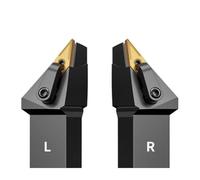 Portaherramientas para torneado CNC Portaherramientas de torneado exterior MVJNR/L VNMG16, insertos de carburo, juego de herramientas de corte de torno(VNMG160404-HA H01,MVJNR2525M16)