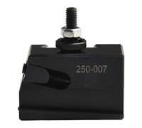 Portaherramientas para torno con mecanismo de cambio rápido para torneado externo interno ranurado y moleteado en CNC y manual para tornos (250-007)