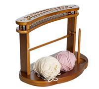 Portahilados Giratorio - Herramienta De Ganchillo Portátil En Madera Giratoria Con Gran Capacidad,Suministros Para Ganchillo Y Almacenamiento De | Para Abuelas Mujeres Esposas Aficionadas Familia Amig
