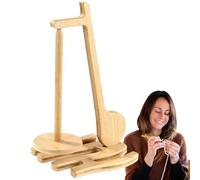 Portahilos para Ganchillo, portahilos para Ganchillo, Porta magnético para Ganchillo, portahilo magnético de Madera con Base Antideslizante, portahilo para Trabajo de Punto y Ganchillo