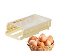 Portahuevos Para Frigorífico - Apilable y Ahorra Espacio,Dispensador de Huevos con Rodaje Automático,para Propietarios Panaderos Hogar Apartamento Oficina Restaurante Granja Cocina Diaria Armario