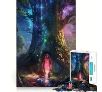 Portal a lo Desconocido Rompecabezas de 1000 Piezas para Adultos Juguete Inteligente y Divertido Bordes Suaves Regalo para Festivales (38x52cm)