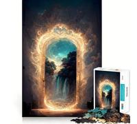 Portal a un Nuevo Universo para Adultos Rompecabezas de 1000 Piezas Juguete para ejercitar la Mente Diversión en Familia Corte de precisión Un Regalo Encantador (38x26cm)