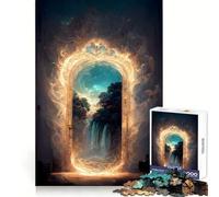Portal a un Nuevo Universo, Rompecabezas de 1000 Piezas para Adultos, Juguete para ejercitar la Mente, Diseño Casual y Relajante, Colección de Arte para armar (50x75cm)