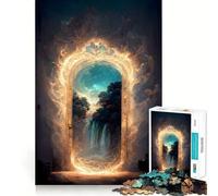 Portal a un Nuevo Universo, Rompecabezas de 1000 Piezas para Adultos, Juguete para ejercitar la Mente, Diseño Casual y Relajante, Colección de Arte para armar (50x75cm)