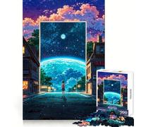 Portal al Universo, Rompecabezas de 1000 Piezas para Adultos Fortalece la Memoria Tiempo de relajación Bordes limpios (38x26cm)