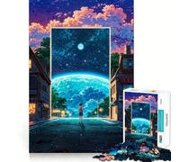 Portal al Universo, Rompecabezas de 1000 Piezas para Adultos Fortalece la Memoria Tiempo de relajación Bordes limpios (38x26cm)