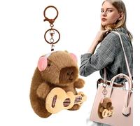 Portal clínico de animales de peluche relleno de Capybara, colgante de bolso Capybara,Custom Change Change Change Chain - Juguetes de peluche para animales para niños bolso para adultos, bolso