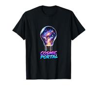 Portal Cósmico Bombilla Galaxy Space Art Camiseta