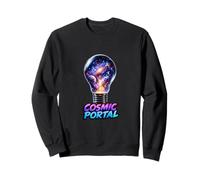 Portal Cósmico Bombilla Galaxy Space Art Sudadera