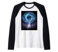 Portal cósmico de Enchanted Woods Celestial Wonder Stargazer Camiseta Manga Raglan