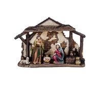 Portal de Belén Misterio Monopieza de 21 cm. Nacimiento con luz