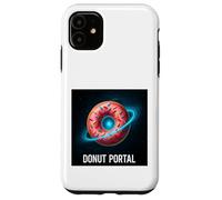 Portal de donas a través del Espacio cósmico Carcasa para iPhone 11