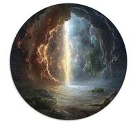 Portal de Nube Tormentosa Puzzle de 1000 Piezas Papel para Adultos Vista Luz Costera Relajación Familiar Regalo 1000pcs (67.5x67.5cm)