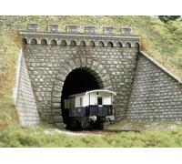 Portal De Túnel De Pista Simple Con Muros De Terraplén HO/OO Gauge Busch 7022