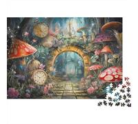 Portal del Bosque Encantado Puzzle de 1000 Piezas Papel para Adultos Aventura Laberinto Mágico Puzzle para Toda la Familia Antiestrés Regalo 52x38cm/1000pcs