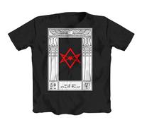 Portal Thelema Symbol Shirt - Aleister Crowley Ordo Templi Orientis Magick tee Black L
