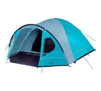 PORTAL - Tienda de Campaña Familiar para 4 Personas, Tienda lmpermeable Portátil, Ligera y Fácil de Instalar para Acampar Senderismo y Actividades al Aire Libre, con Bolsa de Transporte, Color Azul