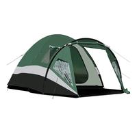 Portal Tienda de campaña para 4 personas, 180 cm, altura de pie, alta, camping, XXL, puerta lateral, ventana, 3-4 temporadas, 3000 mm, resistente al agua, exteriores