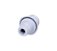 Portalámpara E14 de baquelita con autobloqueo, media rosca, blanco - Ideal para la instalación de diversas bombillas y luminarias.