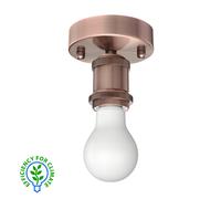 Portalámpara vintage RETRA bronce incl. lámpara E27 clase de