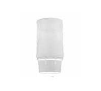 Portalámparas 2A E-14 liso blanco, ideal para sujeción de bombillas en iluminación interior y decorativa.