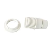 Portalamparas 4 A. E-14 Con Rosca + Arandela Blanco