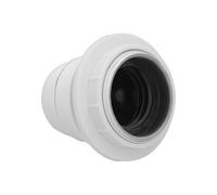 Portalamparas 4 A. E-27 Con Rosca + Arandela Blanco