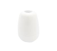 Portalámparas cerámico blanco vintage E27, ideal para iluminación decorativa en hogares y espacios con estilo retro.