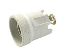 Portalámparas cerámico e-27 de 4a-250v electro dh. con soporte m10