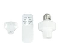 Portalámparas con Control Remoto, Fuerte Antiinterferencias, Control de 360 grados para Incandescentes, Ahorro de Energía, Bombillas LED E27 de 100 W con Control Remoto, (220V)