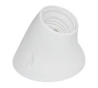 Portalámparas E-27 curvo, diseño versátil, soporte para bombillas estándar, ideal para iluminación en hogares y espacios comerciales.