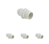 Portalamparas E14 De 1/2 Rosca Plastico Blanco (Paquete de 4)