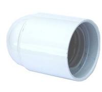 Portalamparas e27 baquelita blanco 12.092/b