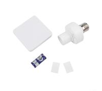 Portalámparas E27 con mando a distancia, interruptor de luz inalámbrico para 165-265 V, compatible con bombillas LED de hasta 100 W, fácil emparejamiento, ahorro de energía, automático (A)