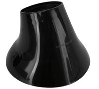 Portalámparas E27 de plástico negro, resistente, ideal para bombillas LED, convierte espacios con estilo y funcionalidad.