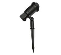 Portalámparas estaca 1xE27 compatible con PAR38, ideal para iluminación exterior y decoración de jardines.