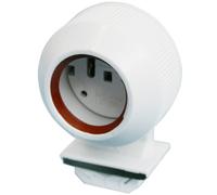 Portalámparas estanco para tubo fluorescente tipo t8 color blanco ele