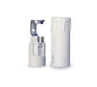 Portalámparas + funda de vela E14 26x65 mm blanca GSC 2203325