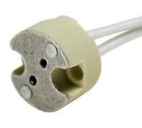 Portalámparas halógenas en blister, ideal para iluminación eficiente, fácil instalación y compatible con diversas bombillas halógenas.