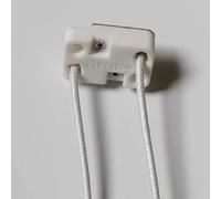 Portalámparas halógeno rectangular for microscopio, G4, G5.3, G6.35, 2 unidades, 10 unidades, base resistente a altas temperaturas SC-108.(2PCS)