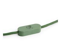 Portalámparas HAY E27 COMMON, verde, con cable con enchufe, 240 cm