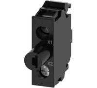 Portalámparas LED Verde, 24-240 V AC/CC, conector roscado, tipo bloque de luz