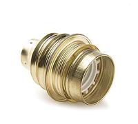 Portalámparas metálico E14 roscado Famatel. Ideal para diversas aplicaciones, combina durabilidad y estilo en tus instalaciones eléctricas.