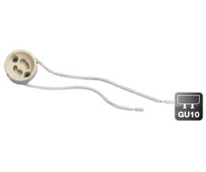 Portalámparas para lámparas tipo cebador GU10, 4A, 250V - Temperatura T250