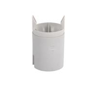 Portalámparas para obra E-27, 4A250V, resina termoestable, color blanco. Diseñado para: instalaciones eléctricas temporales.
