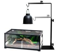 Portalámparas para reptiles, soporte para lámpara para reptiles, soporte para lámpara de aterrizaje ajustable, soporte para lámpara de reptil, portalámparas para reptiles para lagartos, tortugas,