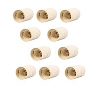 PORTALÁMPARAS REDONDO E14 2 A PLÁSTICO BLANCO (10 piezas)