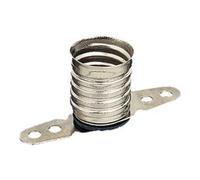 Portalamparas rosca e10 laton niquelado